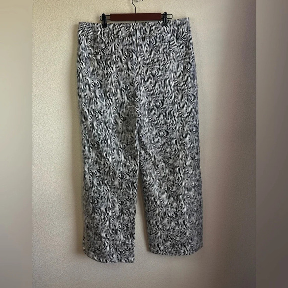 Fashion Nova Faux Leather Zebra Print Wide Leg Pants 2X - Picture 6 of 7